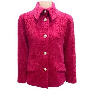CHANEL FUCHSIA 2022 CHENILLE CORDUROY JACKET